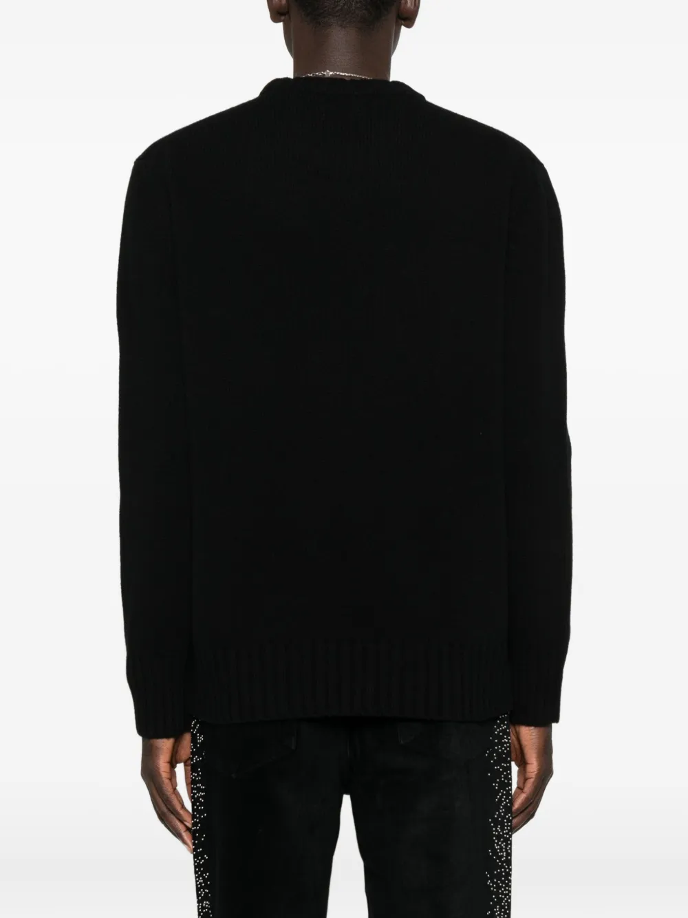 Amiri Crest-print Sweatshirt In Black