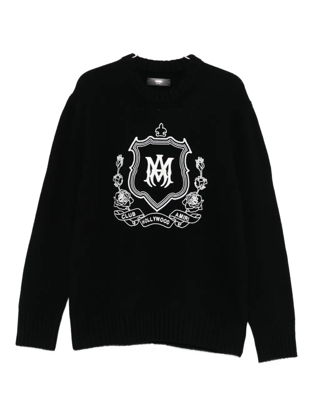 AMIRI crest-print sweatshirt | Black | Image 1