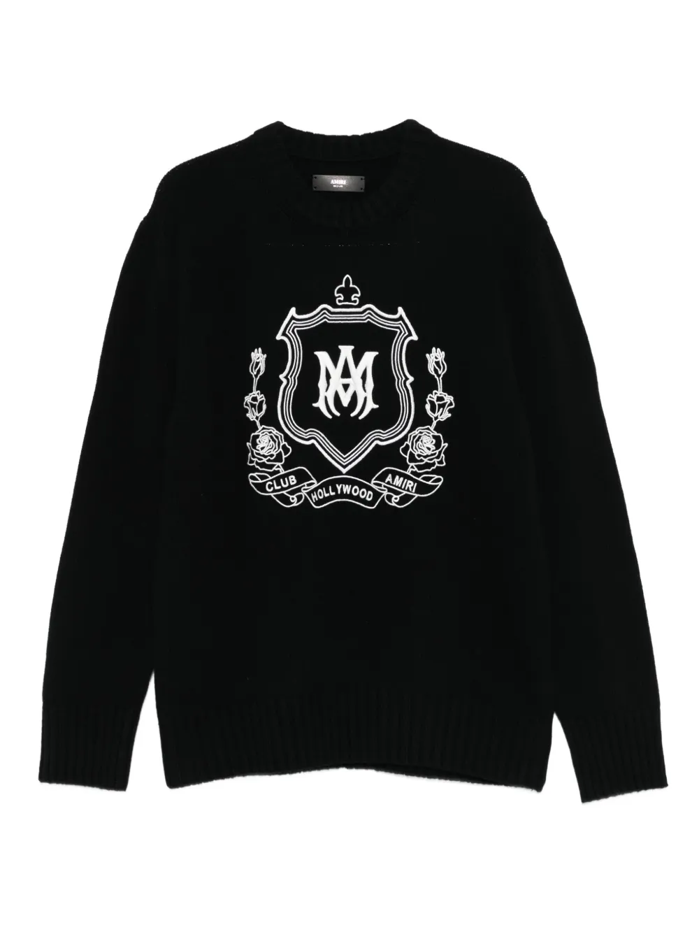 AMIRI crest-print sweatshirt | Black | Image 1
