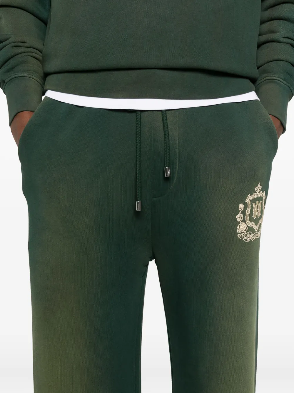 AMIRI Trainingsbroek met wapenschild Groen