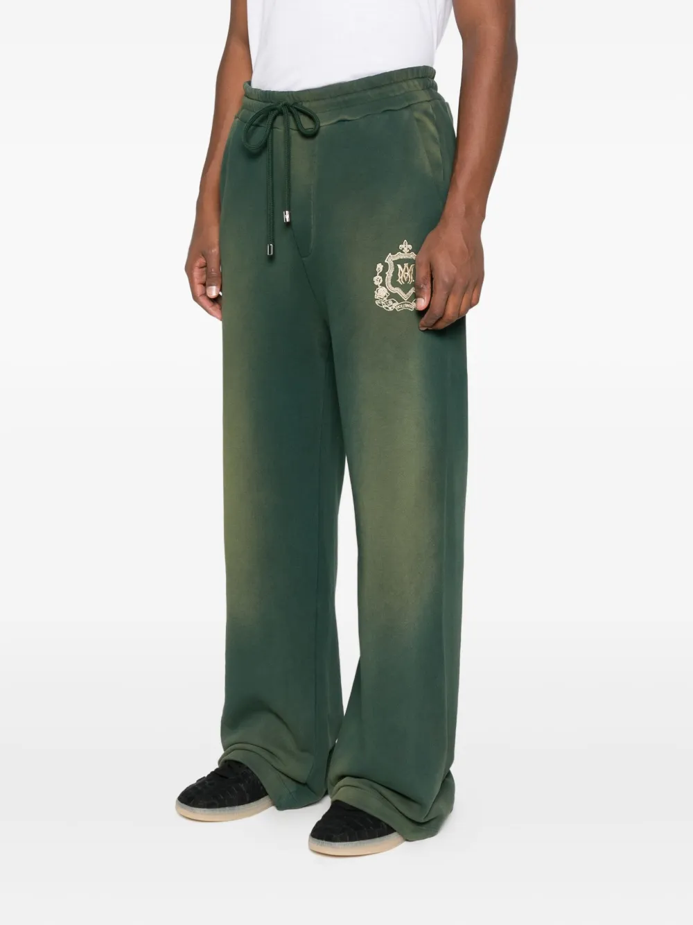 AMIRI Trainingsbroek met wapenschild Groen