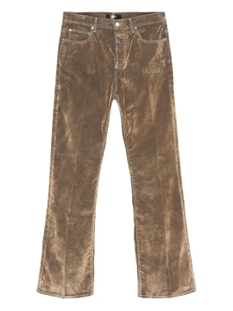 AMIRI embroidered flare jeans
