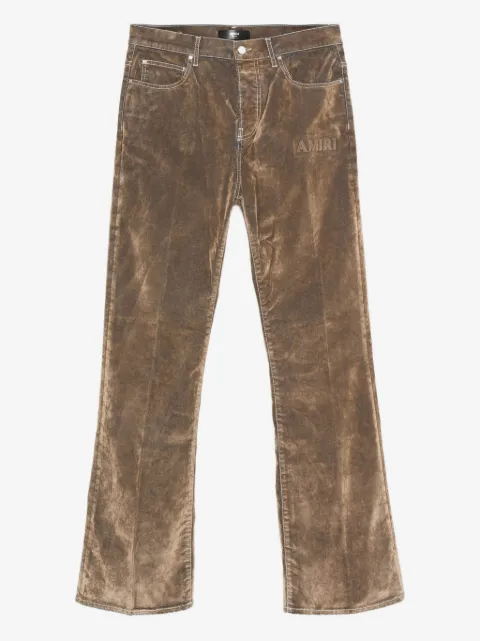 AMIRI embroidered flare jeans