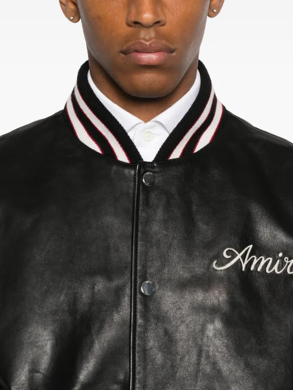 AMIRI スタジアムジャンパー | ブラック | FARFETCH JP
