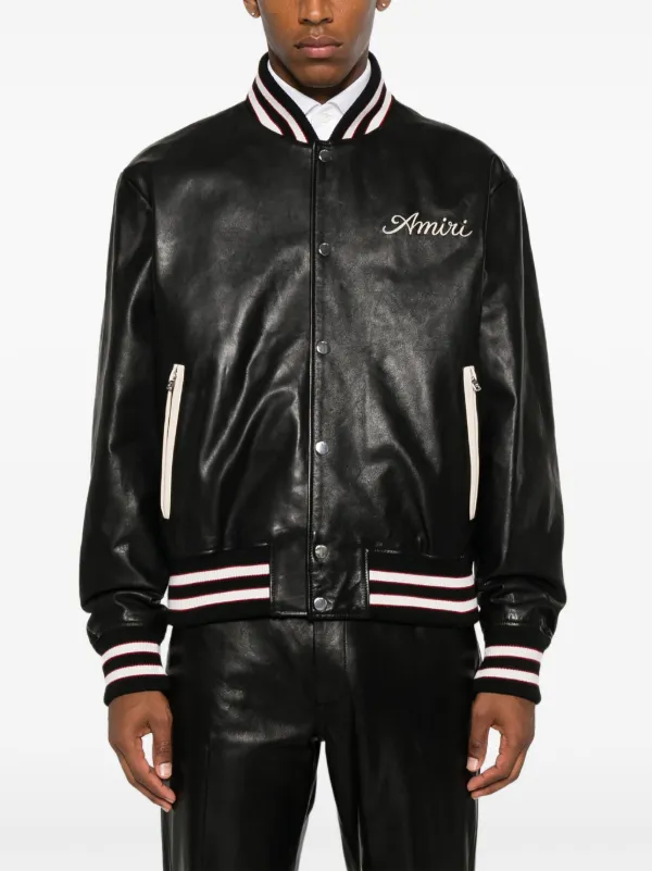 AMIRI スタジアムジャンパー | ブラック | FARFETCH JP