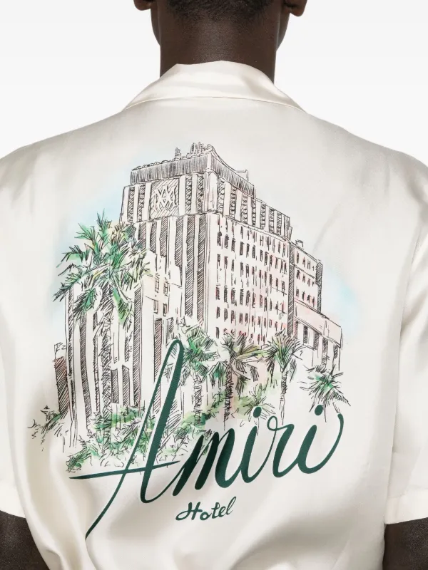 AMIRI Camisa Hotel | Neutro | FARFETCH BR