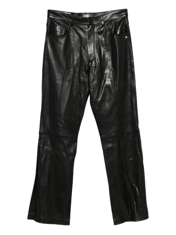 AMIRI BOOTLEG TROUSER レザーニットパンツ サイズ38 30949517_61541098_600.jpg