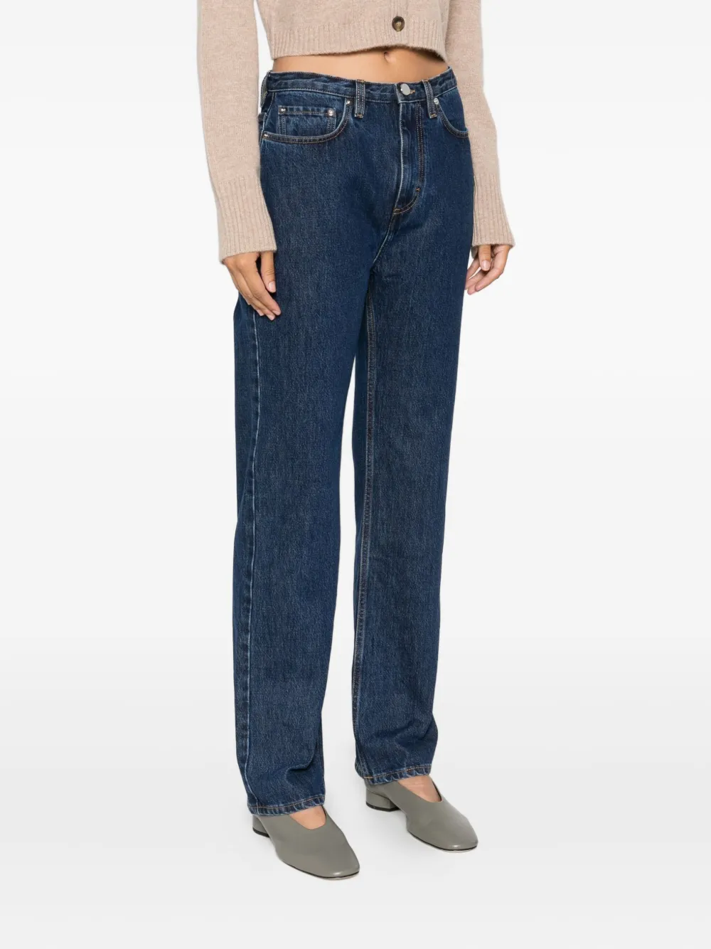 LouLou de Saison Straight jeans Blauw