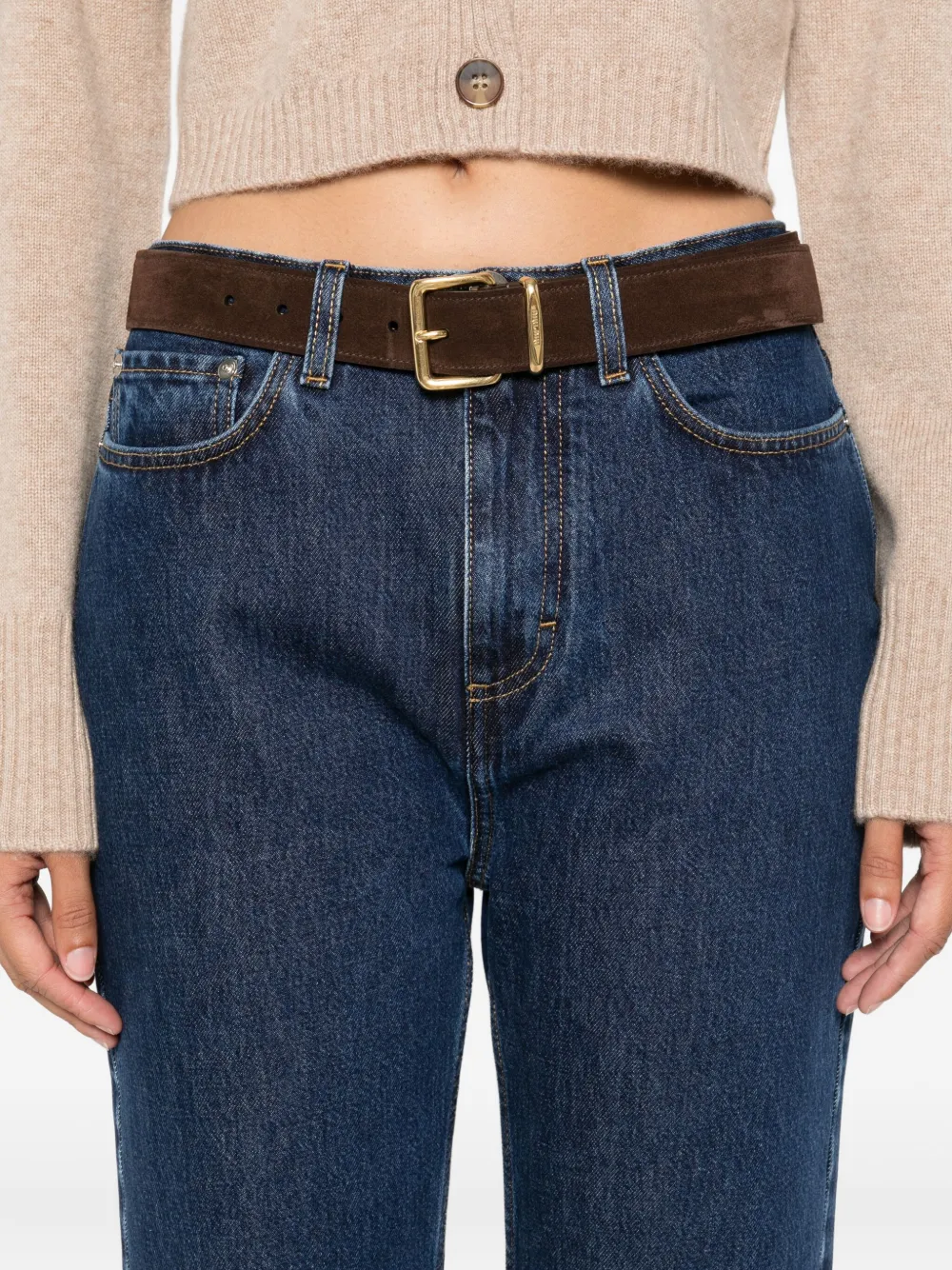 LouLou de Saison Straight jeans Blauw