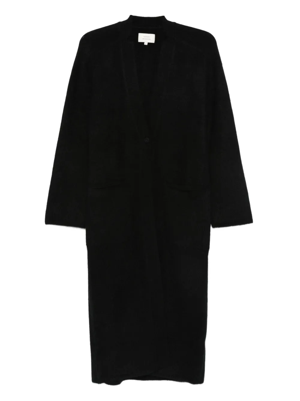 LouLou de Saison Vestjas met knopen Zwart
