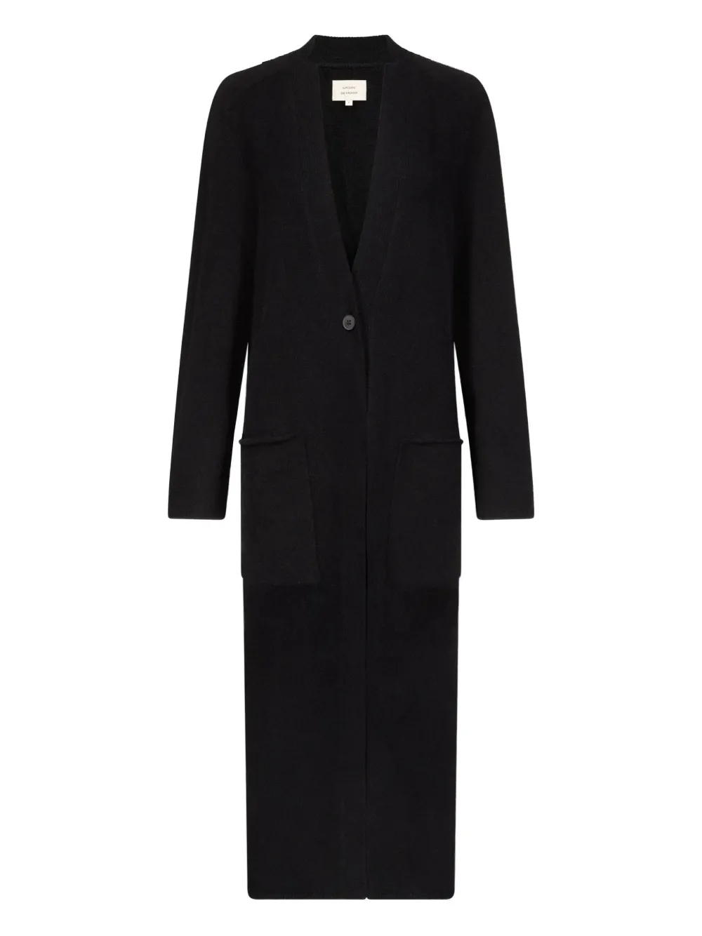 LouLou de Saison buttoned cardigan coat - Schwarz