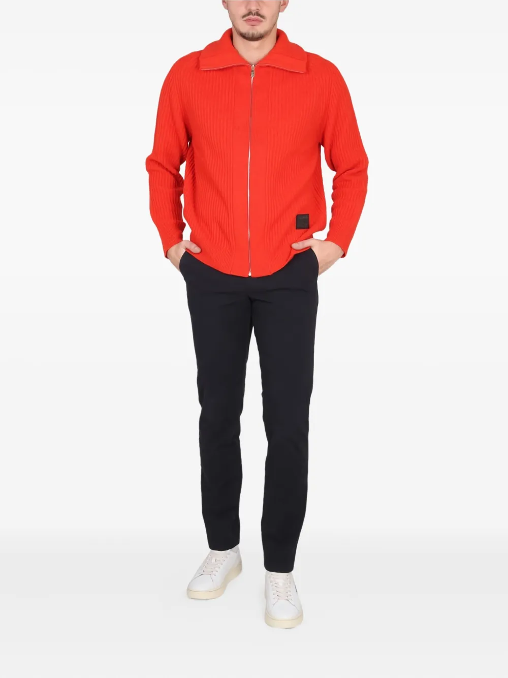 Paul Smith zipped-ribbed knitwear | Cardigans | Image 2