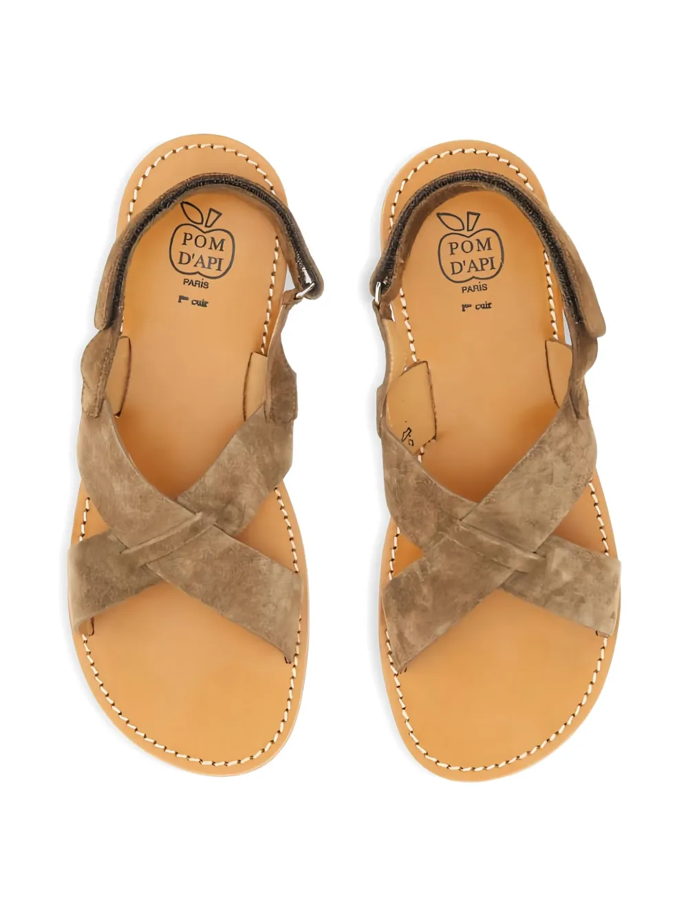 Pom D'api crossover sandals Brown