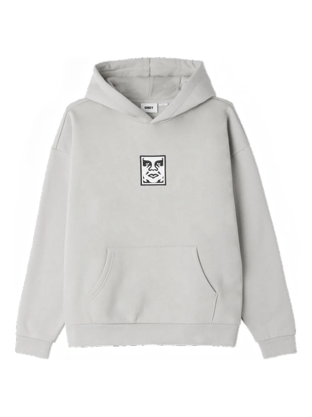 Obey graphic-print hoodie | Grey | Image 1