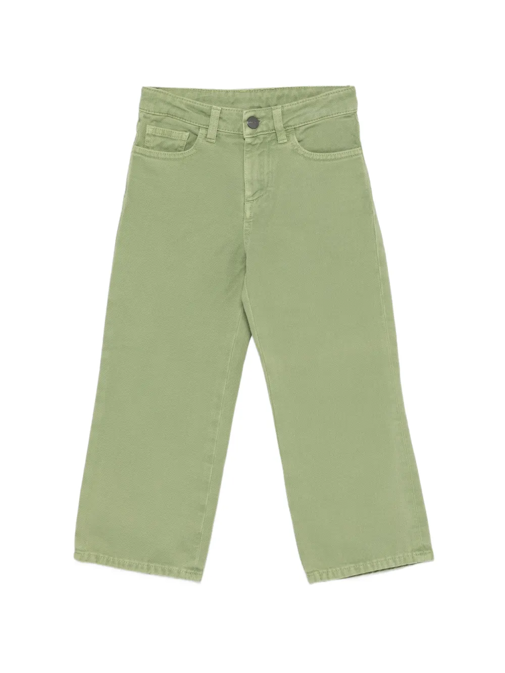 Palm Angels Kids logo-print jeans - Verde