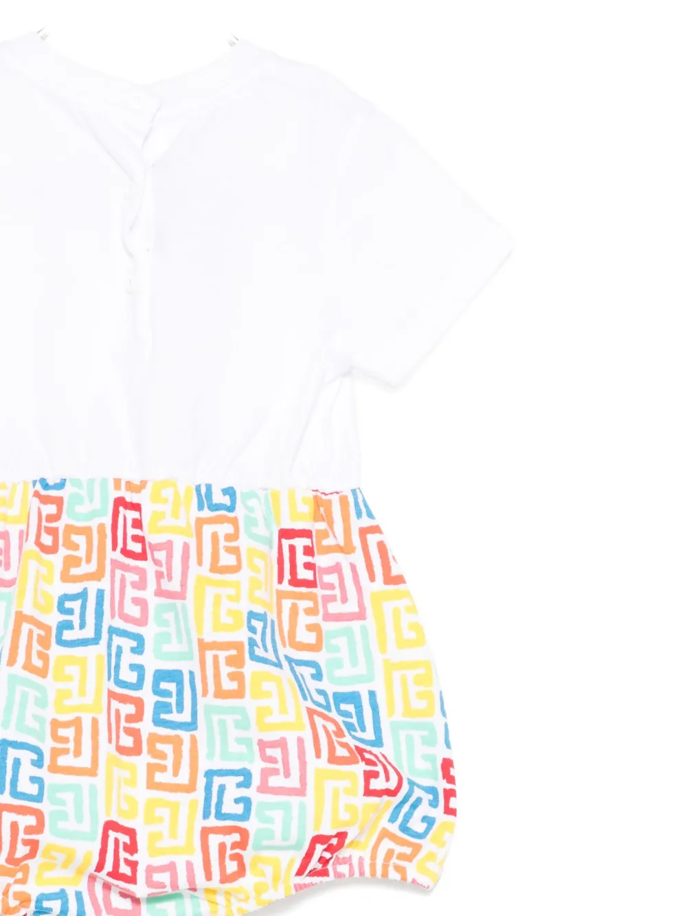 Balmain Kids Drie babypakjes met logoprint Wit