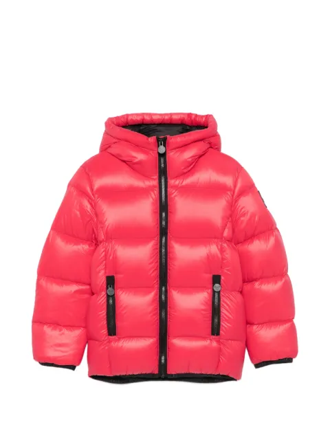 Moose Knuckles Kids quilted hooded jacket