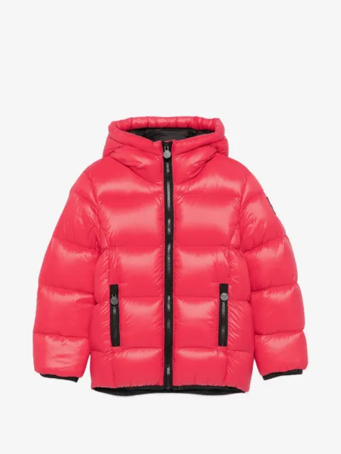 Moose Knuckles Kids quilted hooded jacket