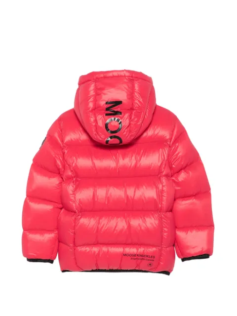 MOOSE KNUCKLES KIDS 퀼팅 후드 재킷