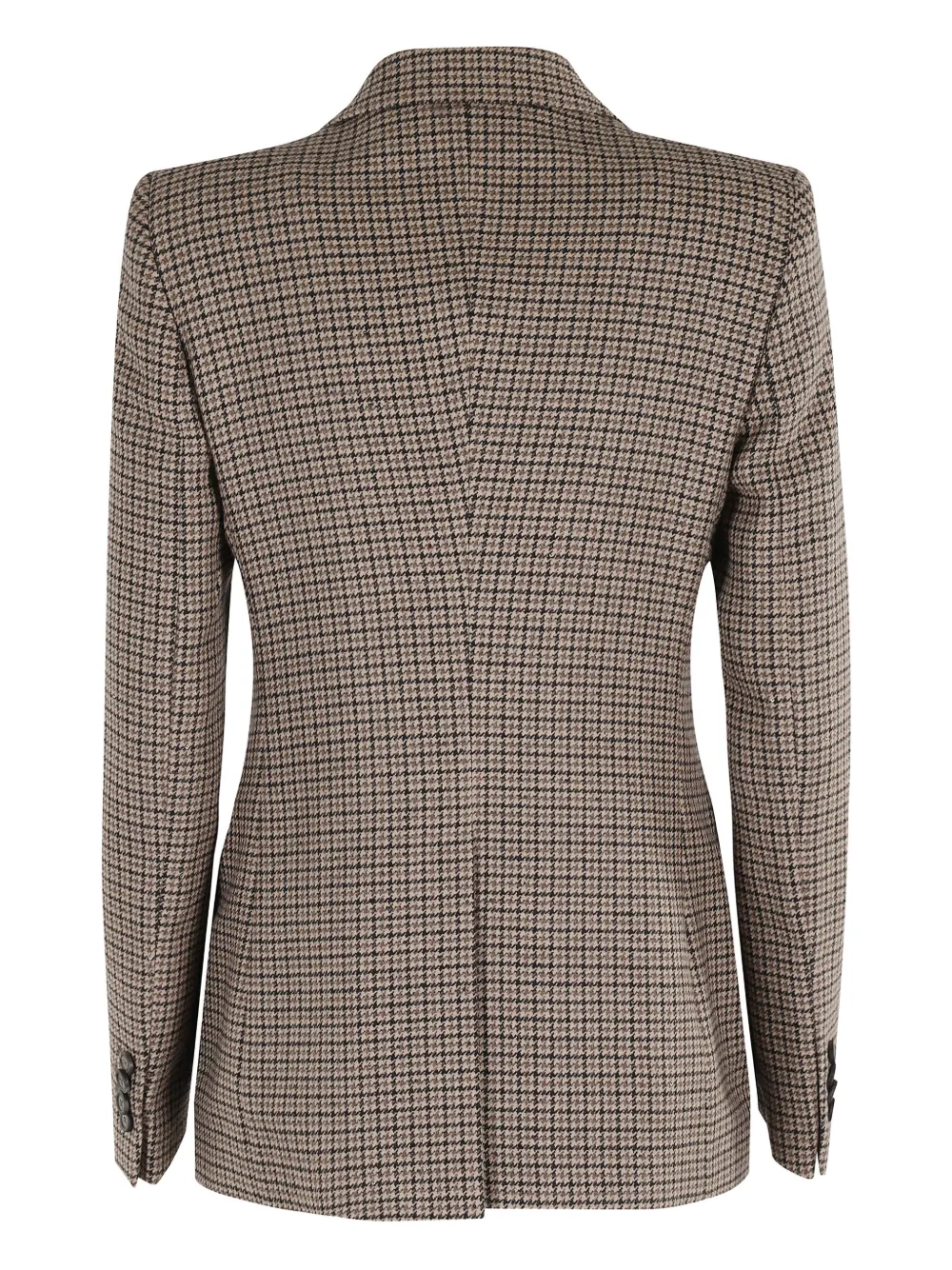 Tagliatore Blazer met pied-de-poule print Bruin