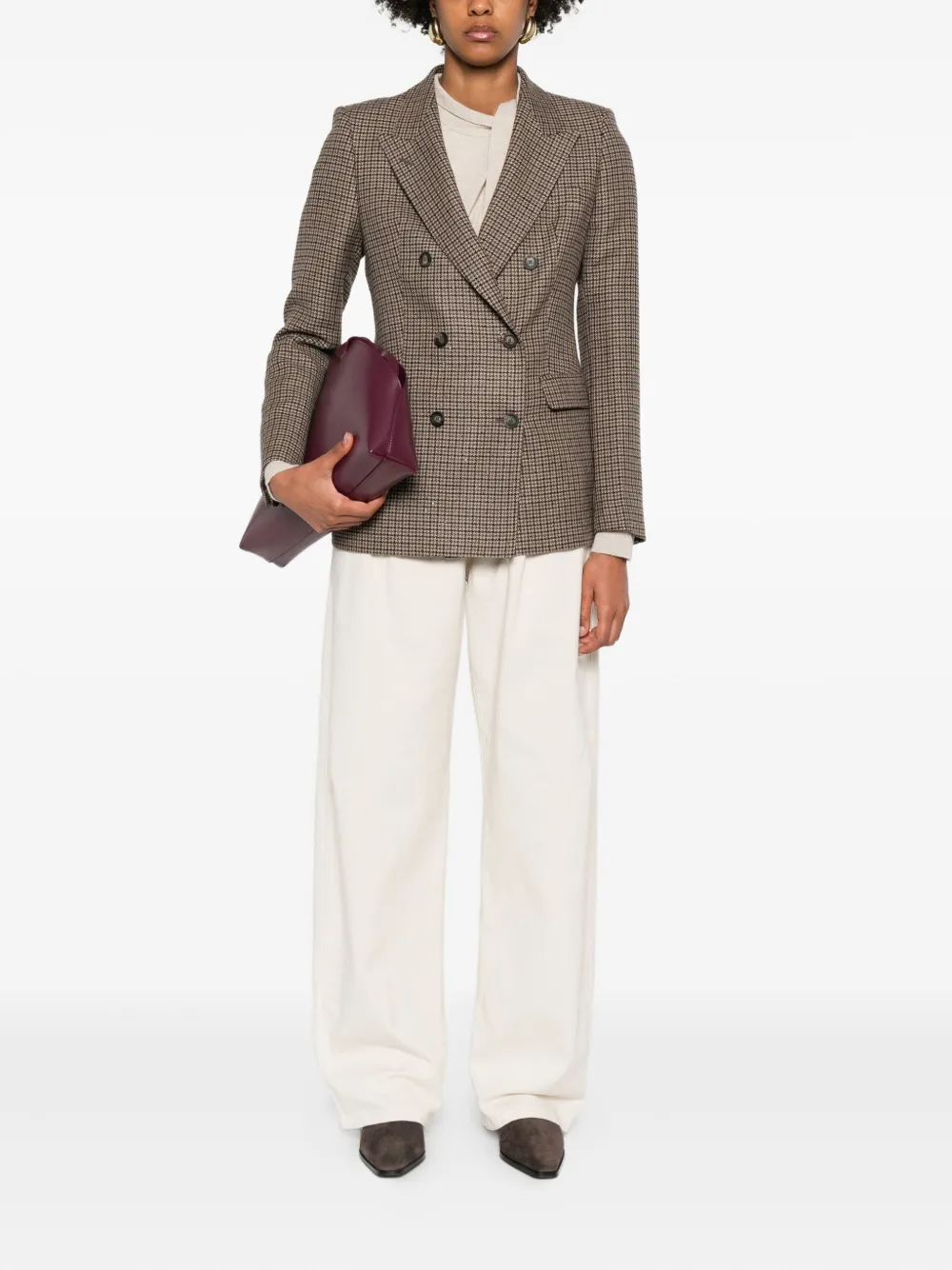 Tagliatore houndstooth double-breasted blazer | Blazers | Image 2