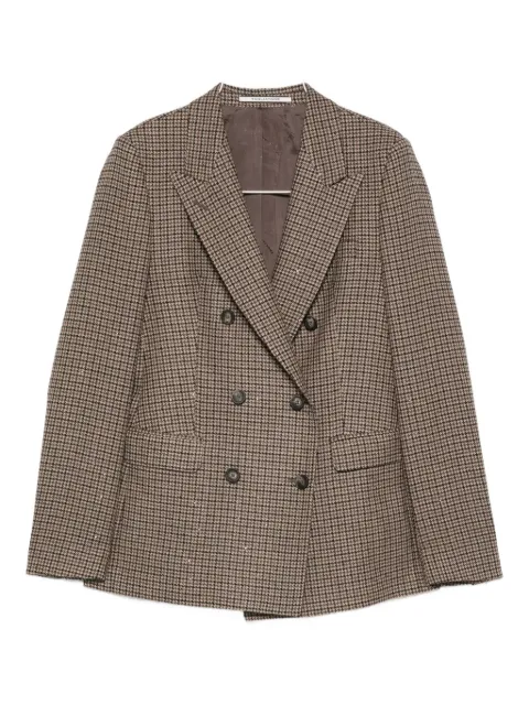 Tagliatore houndstooth double-breasted blazer