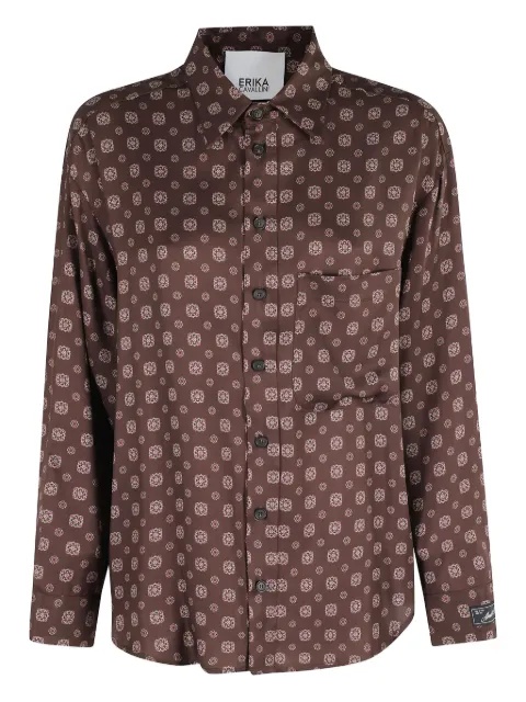 Erika Cavallini  geometric-print shirt