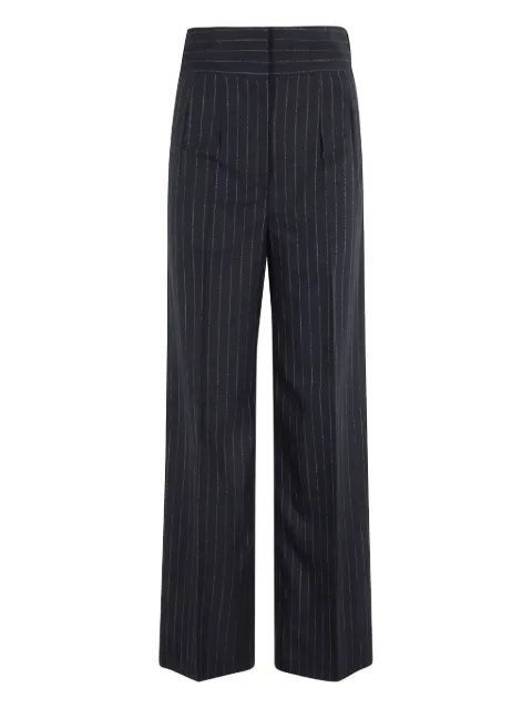 Erika Cavallini  pinstripe pleated trousers