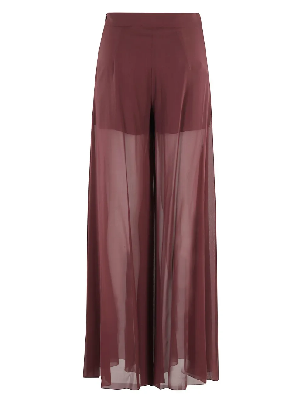 Erika Cavallini Broek met doorzichtige vlakken - Rood