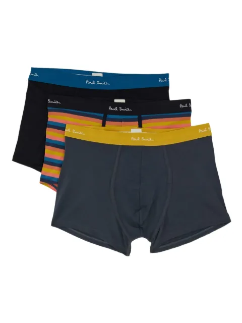 Paul Smith set de tres bóxeres con motivo de rayas