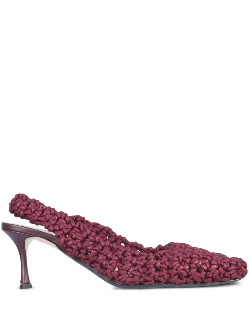 Nº21 Leren pumps Rood