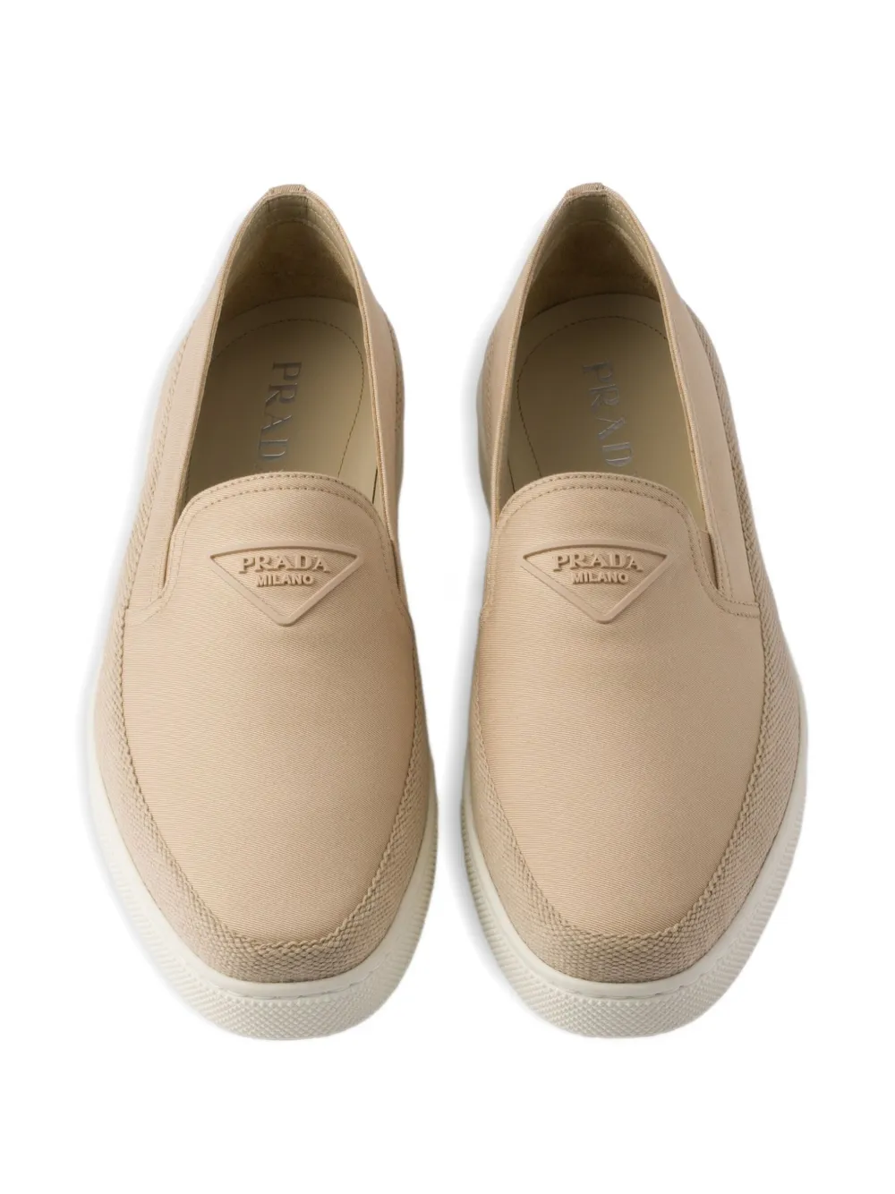 Prada Slip-on loafers Beige