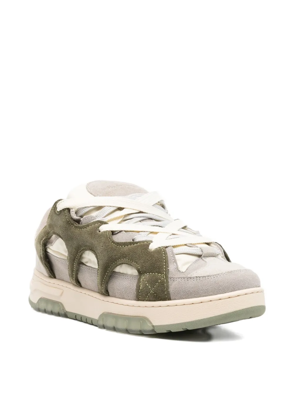 SANTHA Model 1 cut-out sneakers Grey