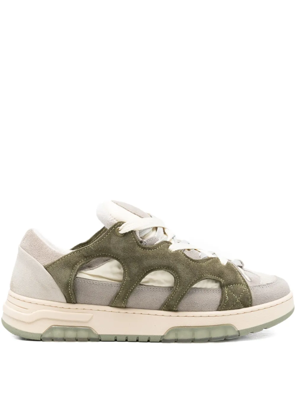 SANTHA Model 1 cut-out sneakers Grey