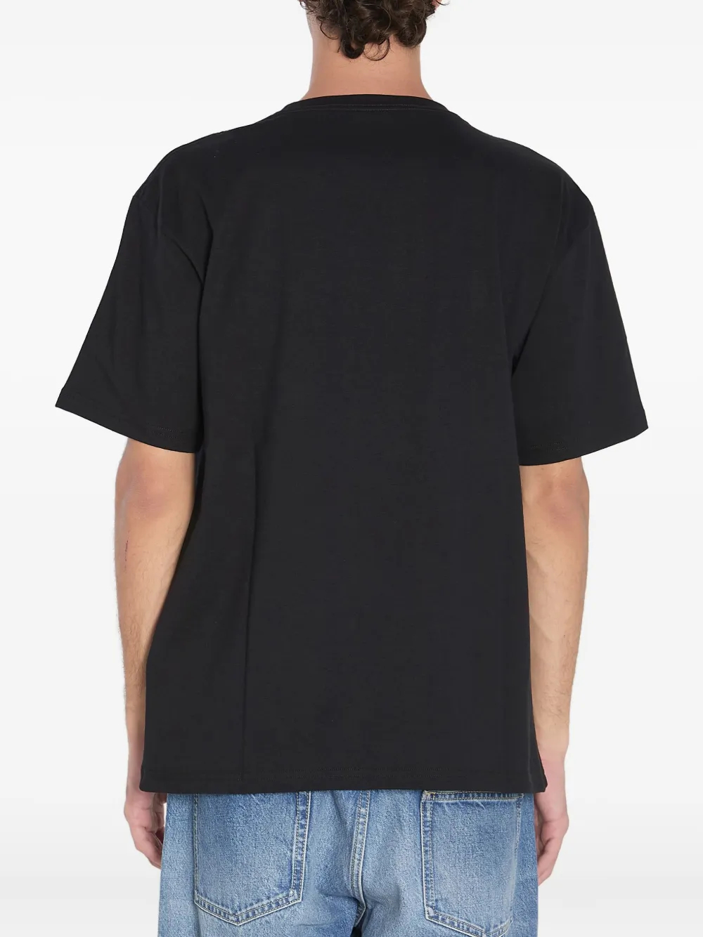 Valentino Garavani Cherryfic-print crew-neck T-shirt Zwart