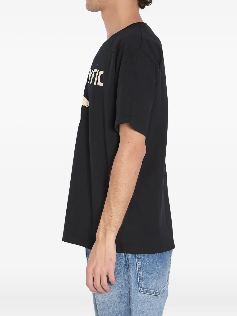 Valentino Garavani Cherryfic-print crew-neck T-shirt Zwart