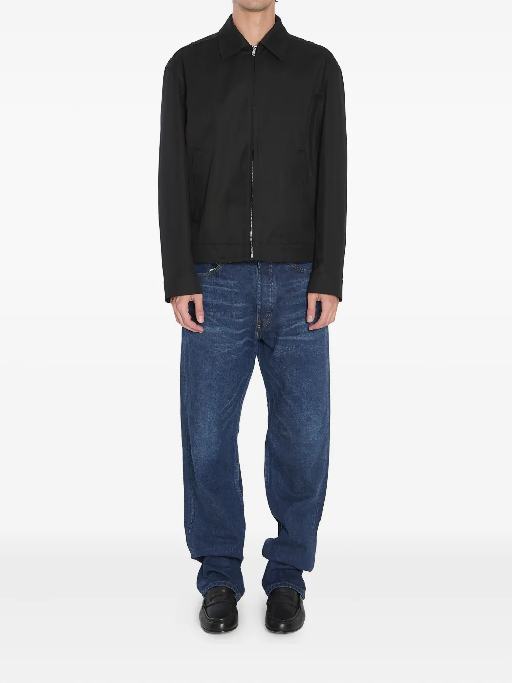 Gucci Shirtjack met Web-detail Zwart