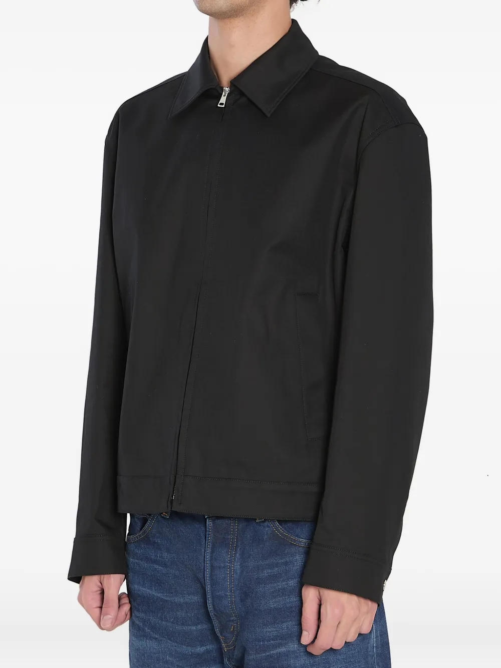 Gucci Shirtjack met Web-detail Zwart