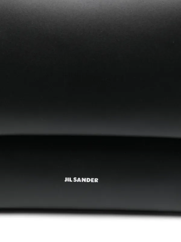 Jil Sander レザーショルダーバッグ | ブラック | FARFETCH JP