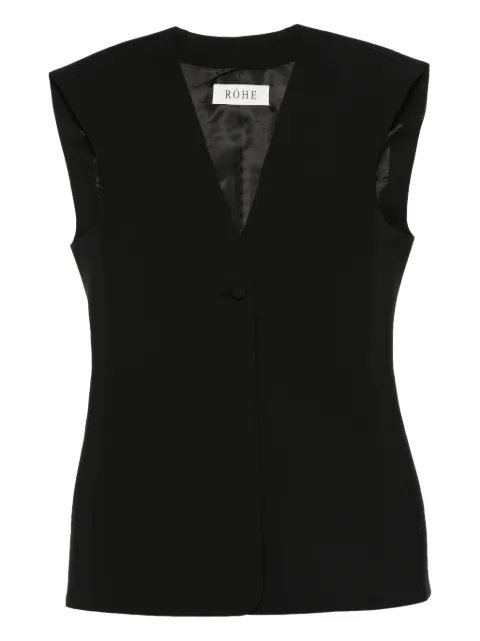 Róhe single-button waistcoat