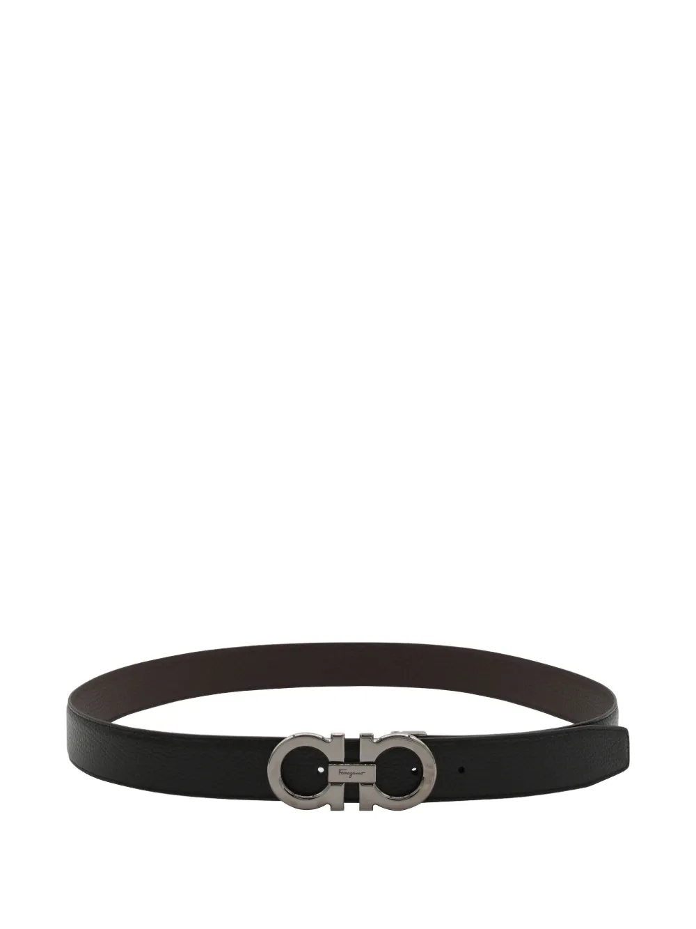 Ferragamo Gancini-buckle leather belt Bruin