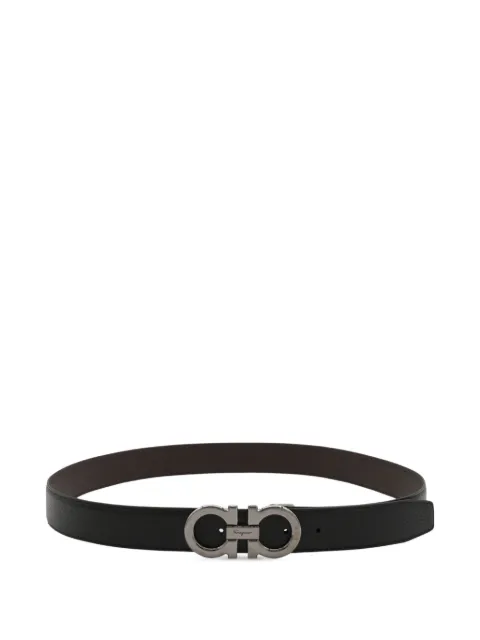 Ferragamo Gancini-buckle leather belt