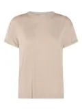 Brunello Cucinelli glitter-effect short-sleeve top - Neutrals