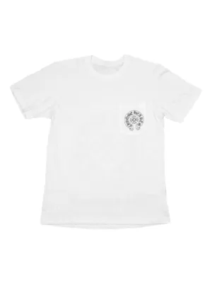 トップス CHROME HEARTS Neck Logo Tee Size S 31625001_60990680_600.jpg