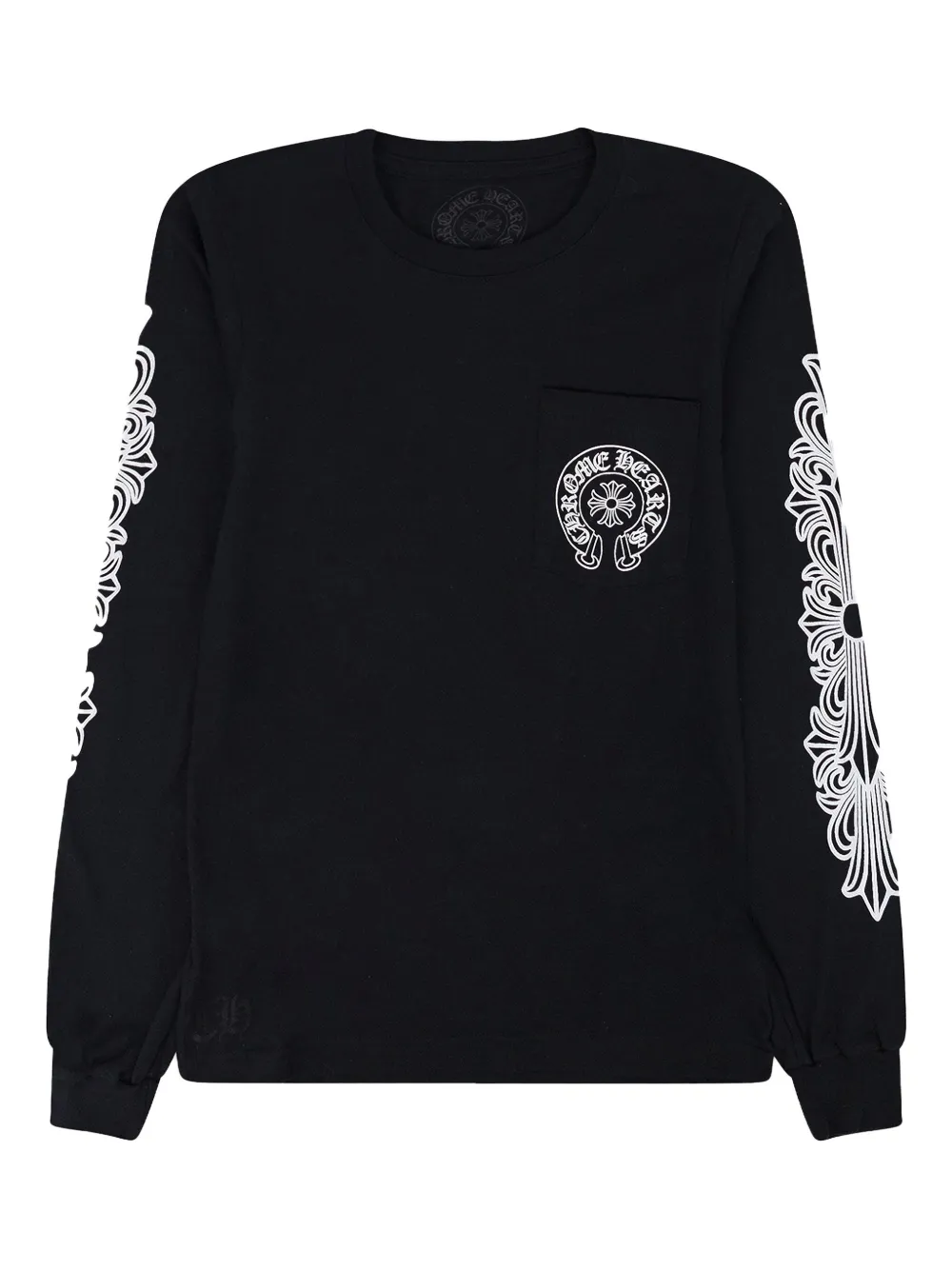 Chrome Hearts Horseshoe-logo long-sleeve T-shirt | Black | Image 1