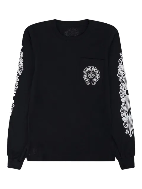 Chrome Hearts Horseshoe-logo long-sleeve T-shirt