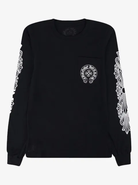 Chrome Hearts Horseshoe-logo long-sleeve T-shirt