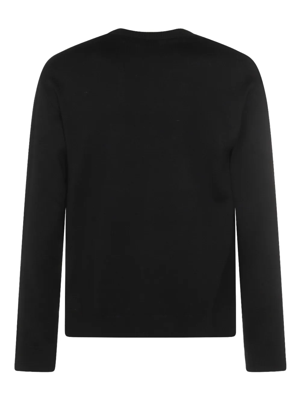 Moschino Intarsia gebreide trui Zwart