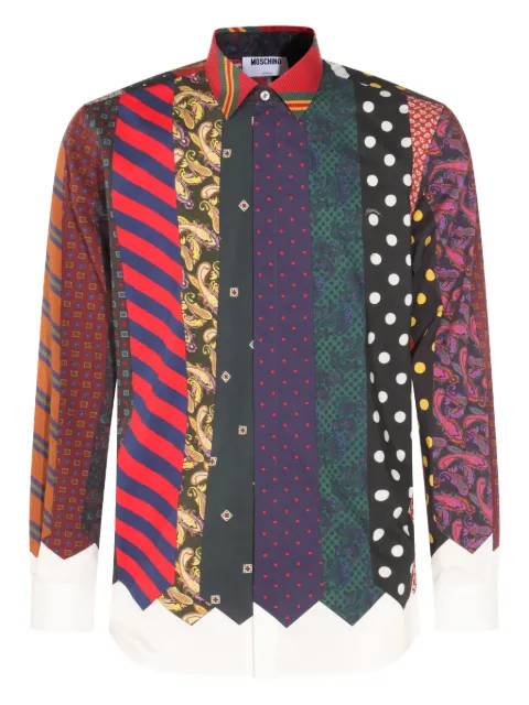 Moschino tie-print shirt