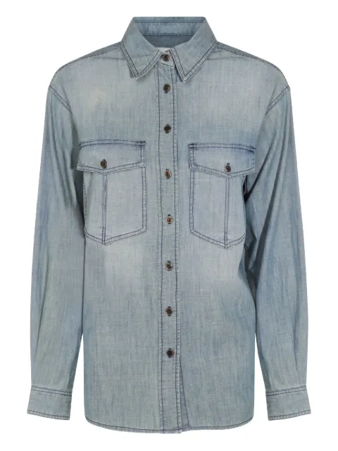 MARANT ÉTOILE double-pocket denim shirt